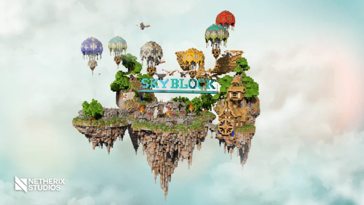 🌈MINI SPAWN SKYBLOCK 🌈