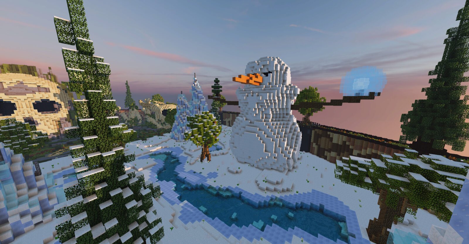 kitpvp map snowman