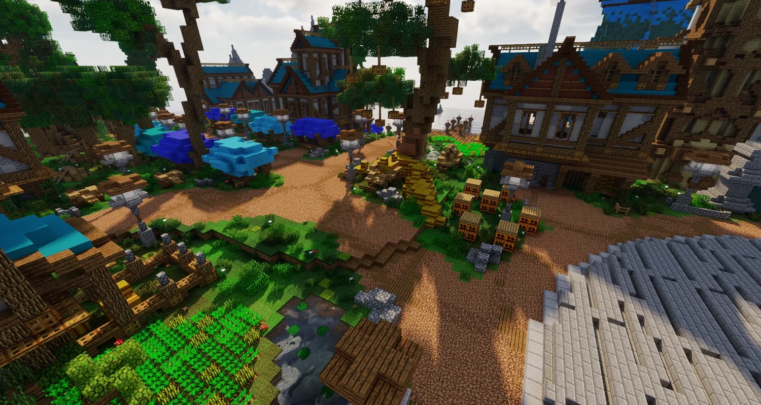 Magic Village Map | Blue Theme⛅