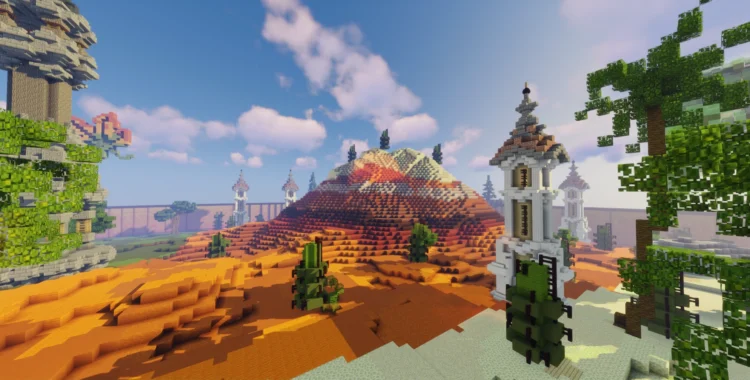 kitpvp map 4 biomes - Image 6