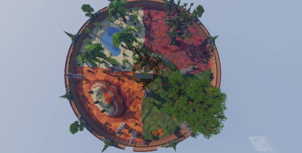 kitpvp map 4 biomes - Image 3