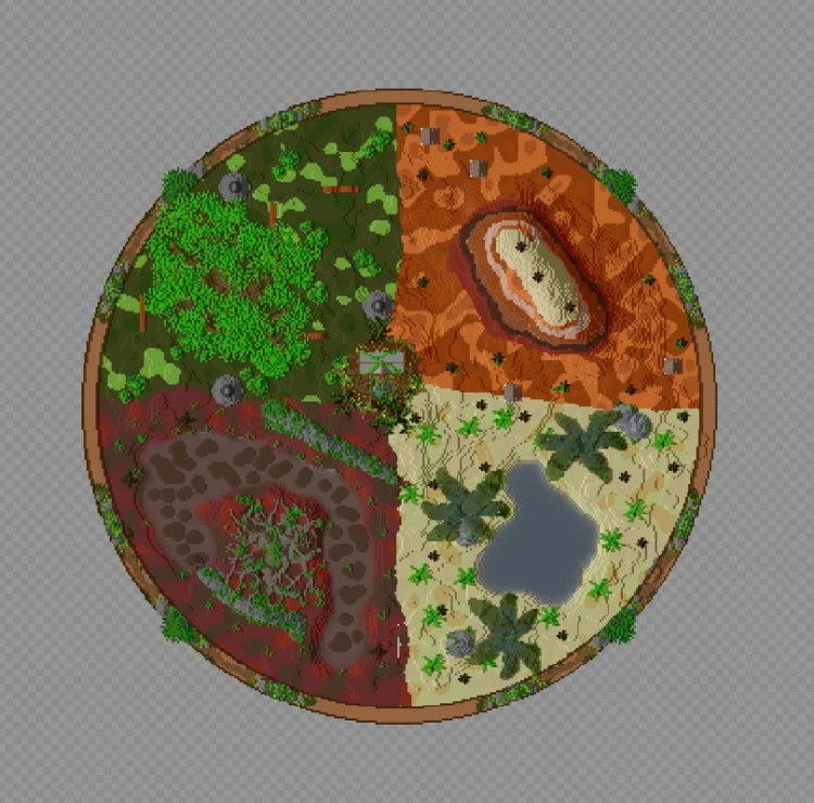 kitpvp map 4 biomes - Image 2