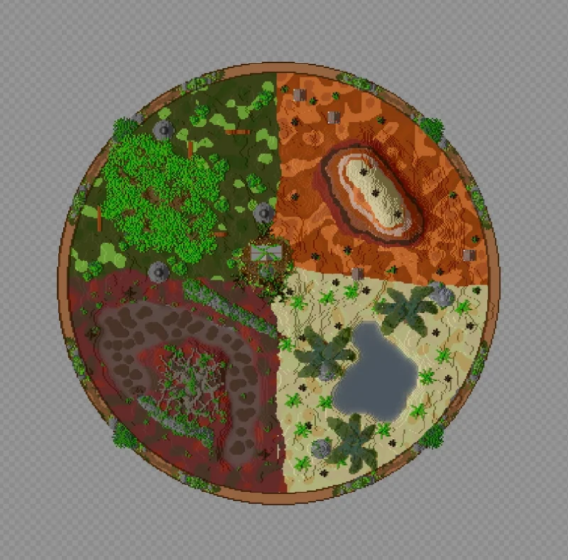 kitpvp map 4 biomes - Image 2