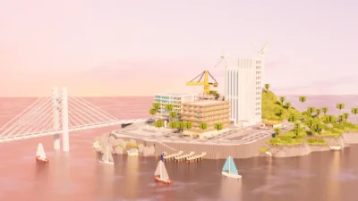 sunset city map