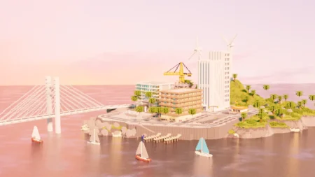 sunset city map