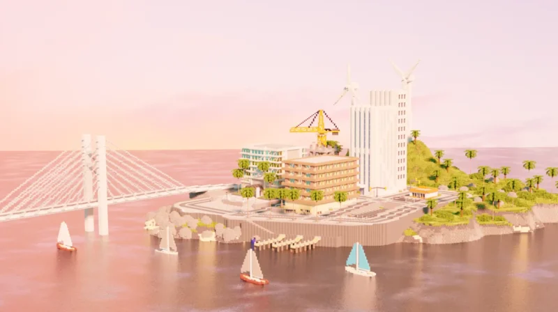sunset city map